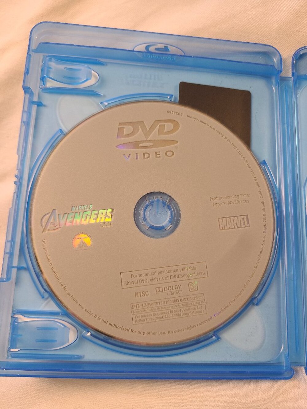 The Avengers Marvels DVD & Blu Ray Movie - Picture 5 of 7